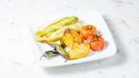 Qrildə Qızardılmış Tərəvəzlər