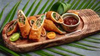 Xırçıldayan Sprinq Roll Ördək ilə