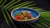 Xırt-xırt badımcanlı salat